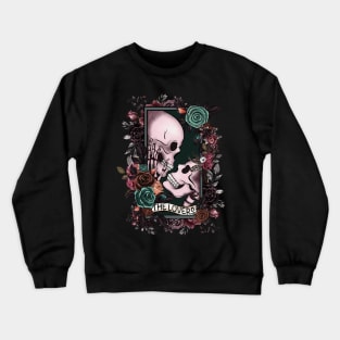 the lovers skeleton Crewneck Sweatshirt